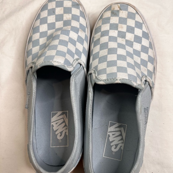 Vans Womens Off The Wall 721356 Blue Casual Shoes Sneakers Size 8.5 L010124 - Picture 4 of 8